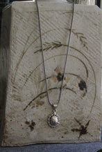 Load image into Gallery viewer, Domed sterling silver pendant
