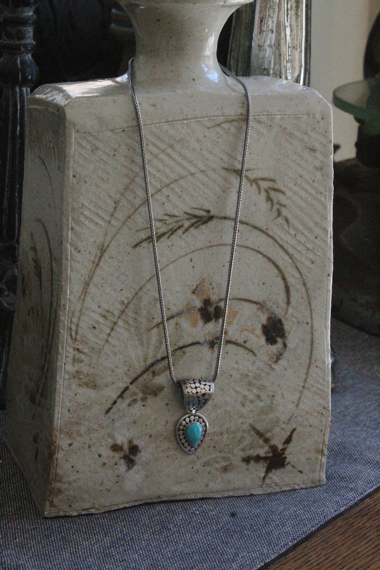 Vintage turquoise pendant