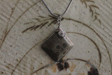 Load image into Gallery viewer, Petoskey stone pendant
