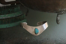 Load image into Gallery viewer, Vintage sterling silver turquoise cuff
